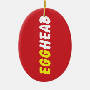 EGGHEAD JULGRANSPRYDNAD KERAMIK