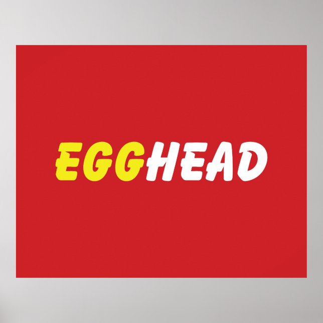 EGGHEAD POSTER (Framsidan)