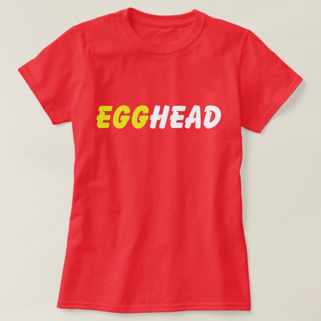EGGHEAD T SHIRT (Design framsida)