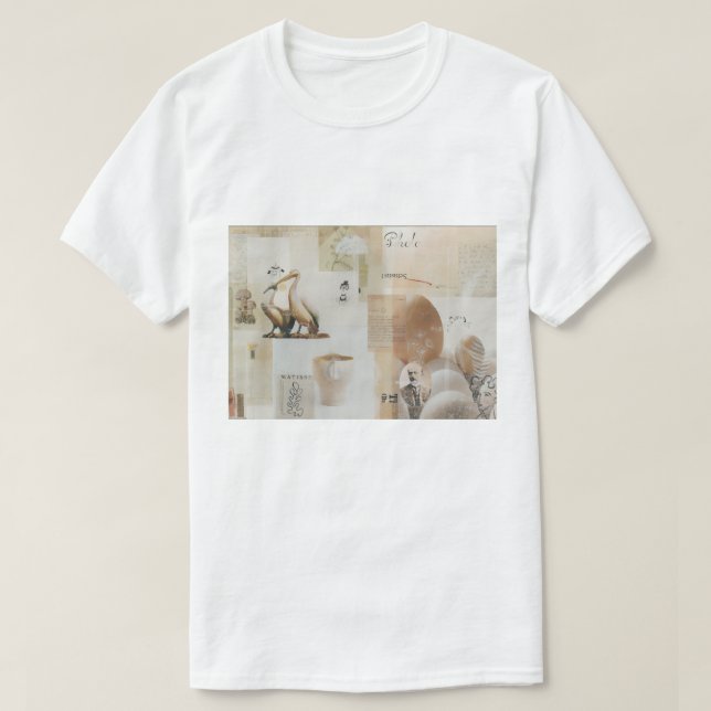 EggHead – T-shirt med främre collage (Design framsida)