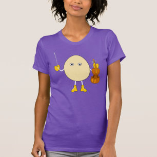 Egghead Violinist T Shirt