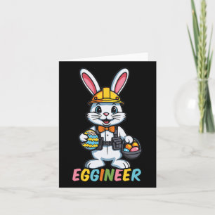 Eggineer Ingenjör Funny Påsk Day Manar Women Easte Kort
