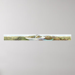 EGGISHORN Swiss Alpernas Panorama 360° Poster