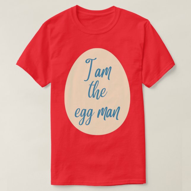 Eggman Blue T Shirt (Design framsida)