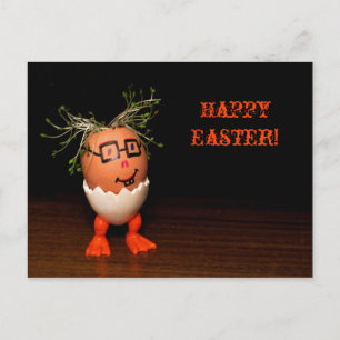 Eggman från Eggmen Series Text Påsk vykort