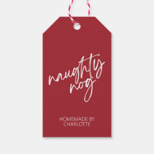 Eggnog Gift-Märkre Presentetikett