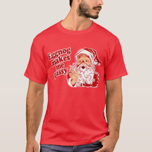 Eggnog gör Santa gas- T-shirt