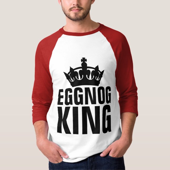 EGGNOG KUNG, Funny Manar Juli-Shirts T Shirt (Framsida)