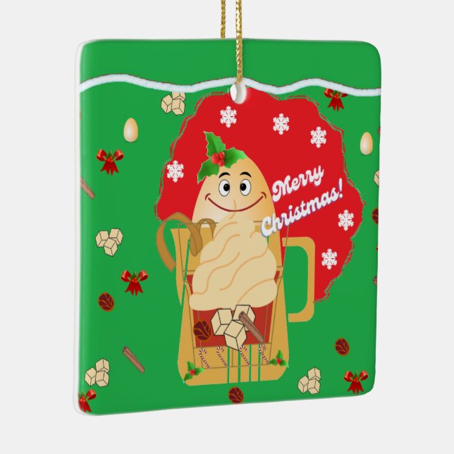 Eggnog Ornaments 2024 Kriyas Collection Julgransprydnad Keramik (Höger)