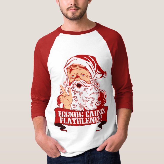 Eggnog orsakar Flatulence Tröja (Framsida)