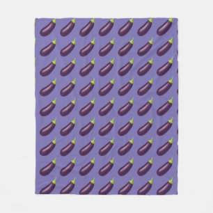 Eggplant Emoji Fleecefilt