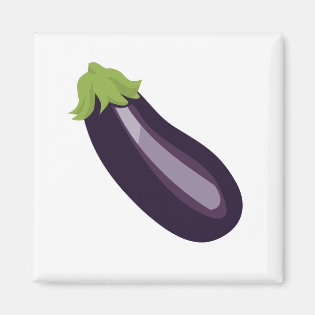 Eggplant Emoji Magnet (Framsidan)