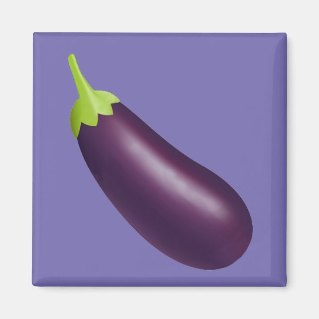 Eggplant Emoji Magnet (Framsidan)