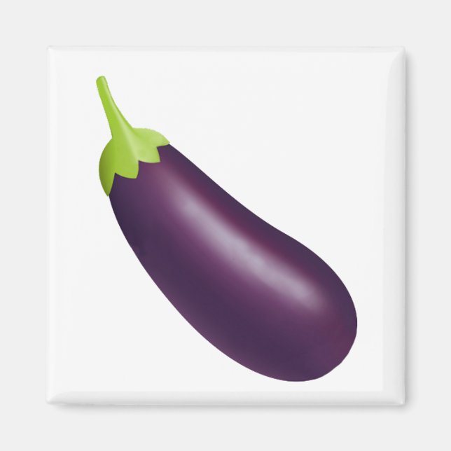 Eggplant Emoji Magnet (Framsidan)