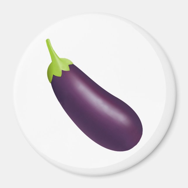 Eggplant Emoji Magnet (Framsidan)