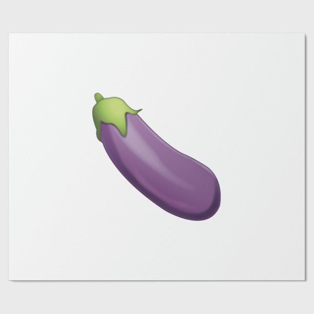 Eggplant - Emoji Presentpapper (Platt)