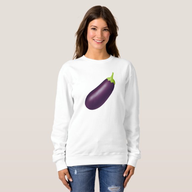 Eggplant Emoji T Shirt (Hel framsida)