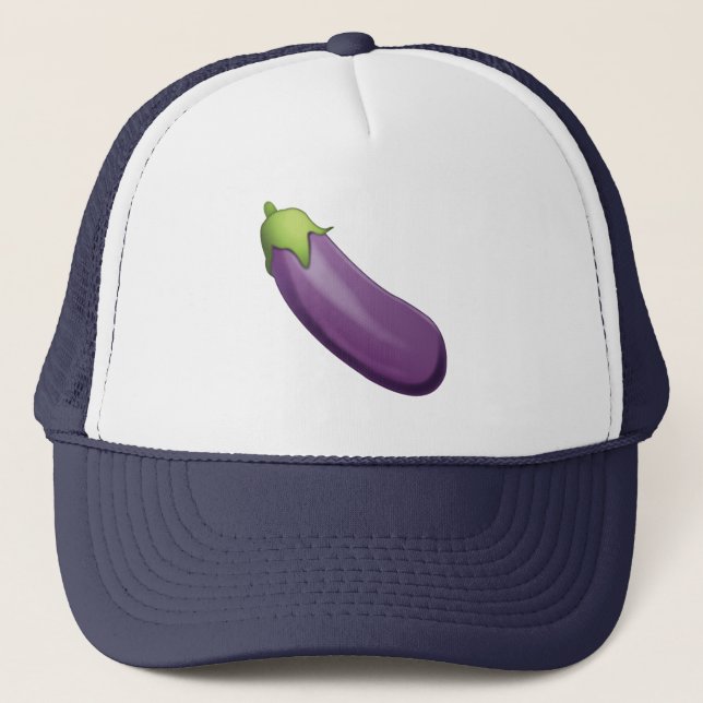 Eggplant - Emoji Truckerkeps (Framsida)