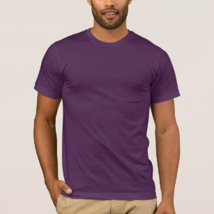 EGGPLANT färg Stil: Basic Bella Canvas T- T Shirt