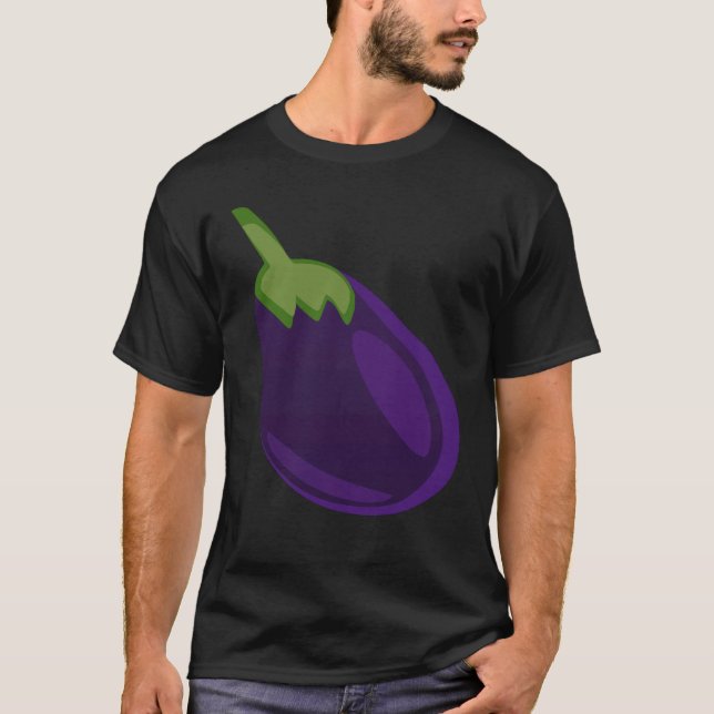 Eggplant Is Life Fun Graphic Vegetable  1 T Shirt (Framsida)
