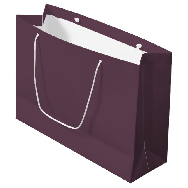 Eggplant Large Gift Bag (Framsidan Vinklad)
