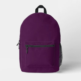 Eggplant Lila Classic Solid Plain
