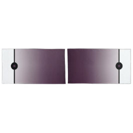 Eggplant lila färg tonade ned med polka dots