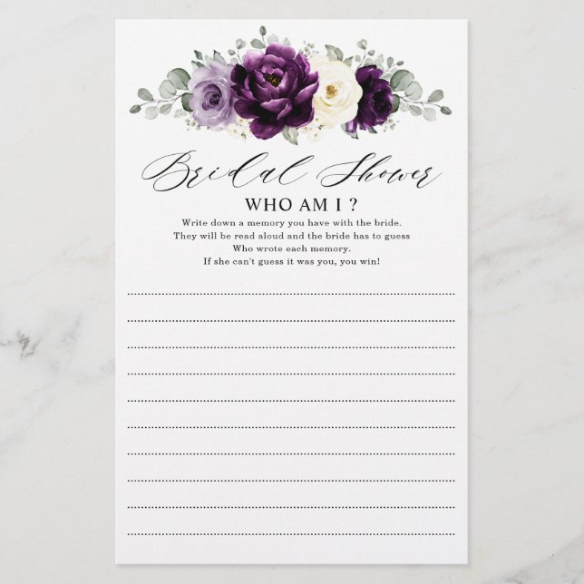 Eggplant Lila Plum Ivory White, som jag är (Framsida)