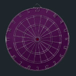 Eggplant Lila Solid Färg Darttavla<br><div class="desc">Eggplant Lila Solid Färg</div>