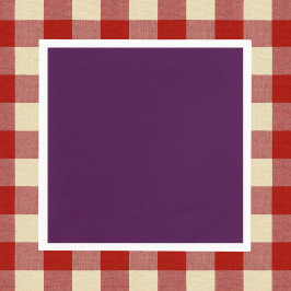 Eggplant Lila Solid Färg Pappersservett