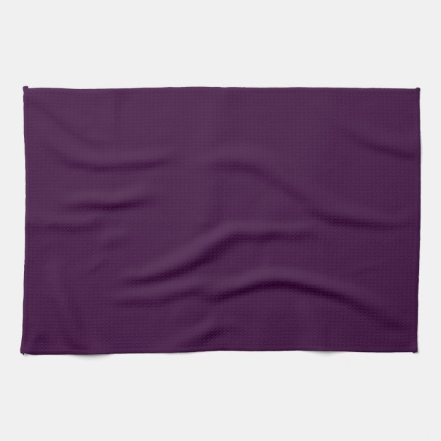 Eggplant Lila Twill Kitchen Dish Towel Kökshandduk (Horisontell)