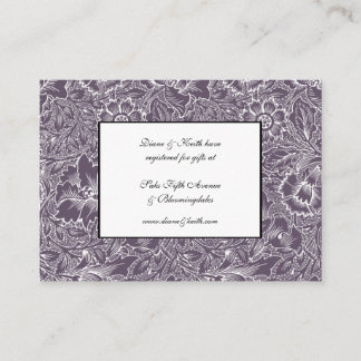 Eggplant Lilac OSA & Gift Registry 100-paketuppsät Tilläggskort