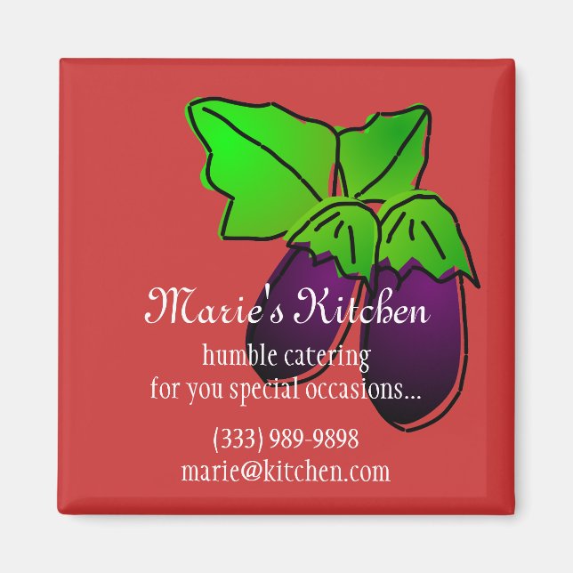 Eggplant Magnet (Framsidan)