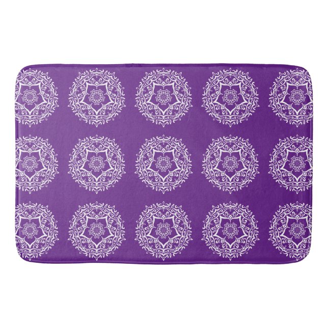 Eggplant Mandala Badrumsmatta (Framsidan)
