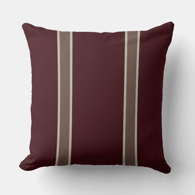 Eggplant och Ro Rand Kudde (Framsida)