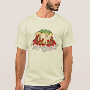 Eggplant parm Parmesan Italiana Restaurant Food T Shirt