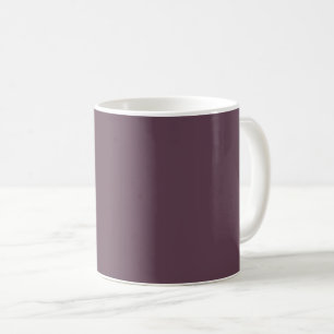 Eggplant Solid Färg Kaffemugg