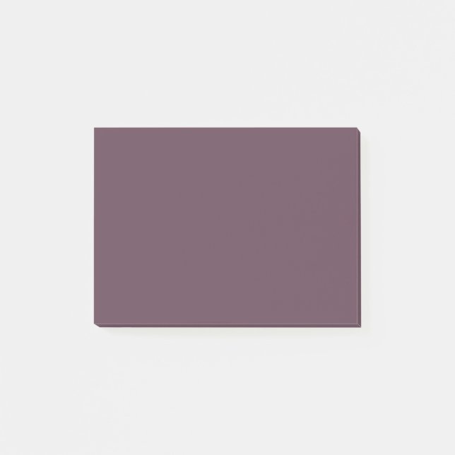 Eggplant Solid Färg Post-it Block (Framsida)