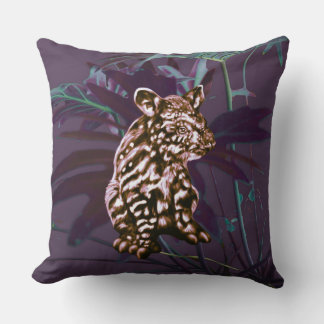 Eggplant tapir cushion kudde