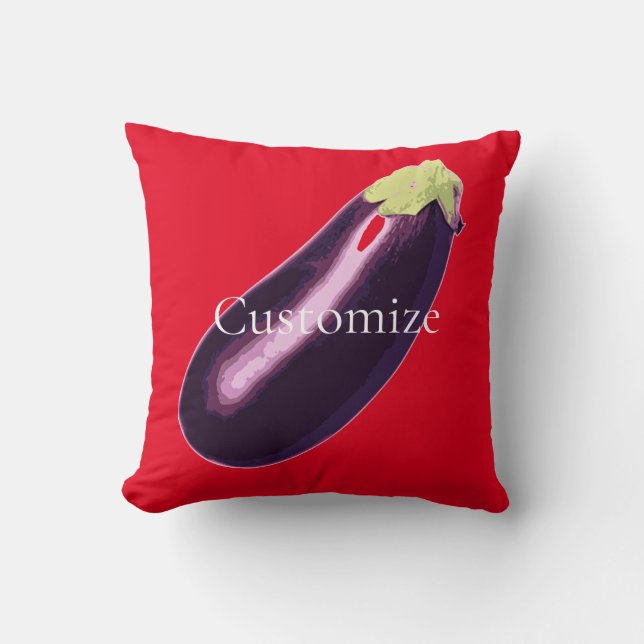 Eggplant Thunder_Cove Kudde (Framsida)