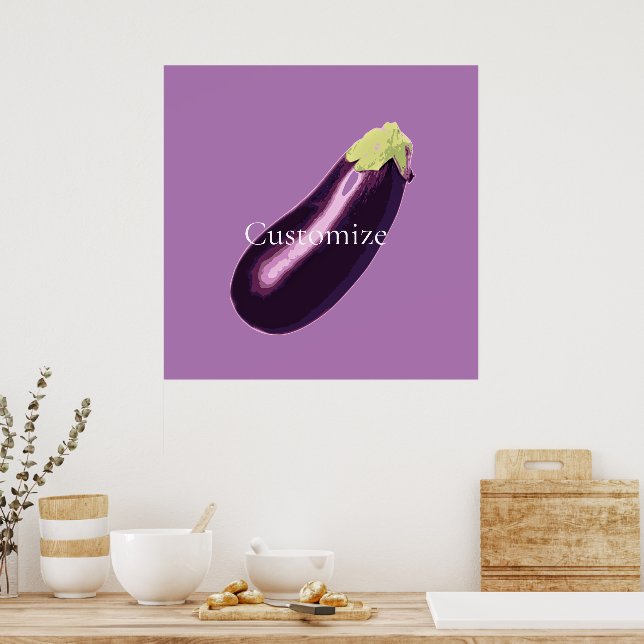 Eggplant Thunder_Cove Poster (Kök)