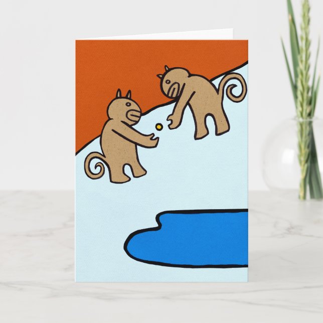 EGGROLLER-hälsningkort Kort (Framsida)