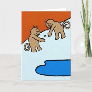 EGGROLLER-hälsningkort Kort