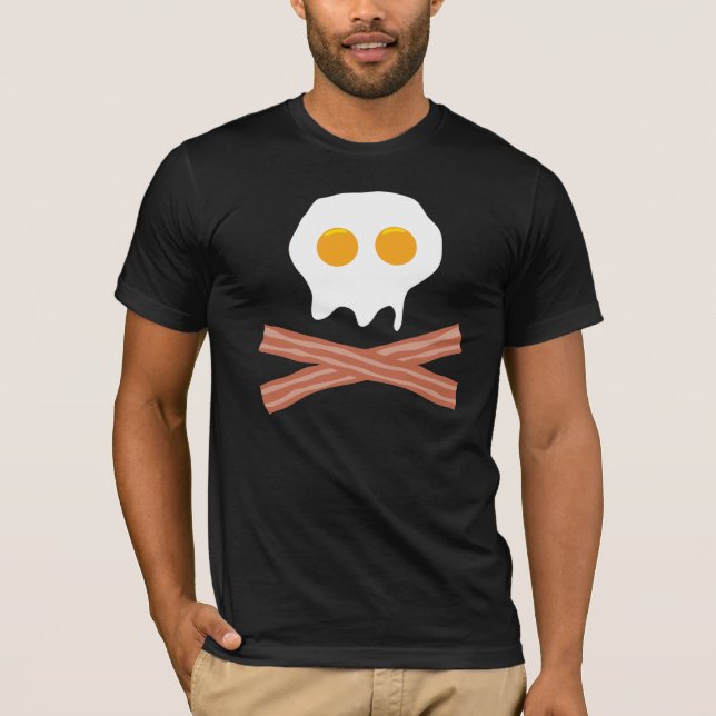 Eggs Bacon Skull Tee (Framsida)