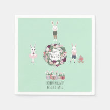 Eggs Bunny WildblomPersonlig Vintage Påsk