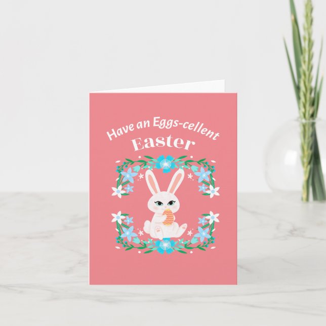 Eggs-Cellent Påsk Kort (Framsida)