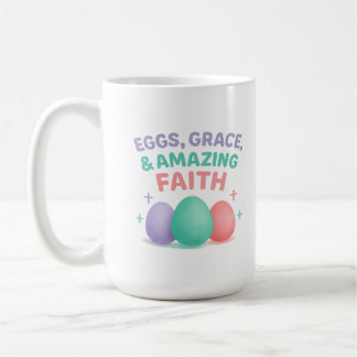 Eggs, Grace & Amazing Faith Easter 2026 Kaffemugg