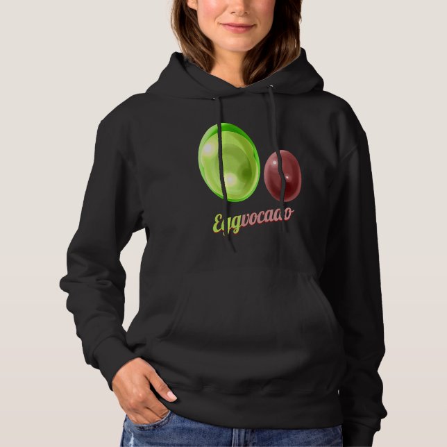 Eggs Painted As Avocado Eggvocado For Hunt on Eggs T Shirt (Framsida)