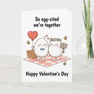 Eggs Valentine's Day Kort