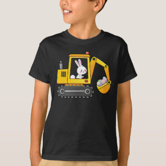 Eggscavator Construction Fordon Påskägg Kids T Shirt